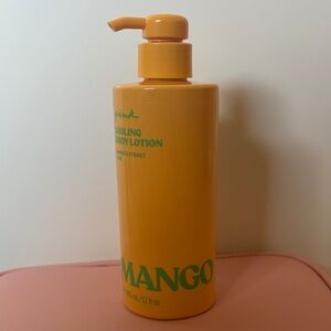 PINK Victoria's Secret Mango Cooling Body Lotion - Vibrant Orange